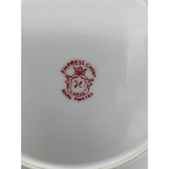 Empress China EMP47 2 Bread & Butter Plates Japan Hand Painted Floral 6.25" - Picture 6 of 7